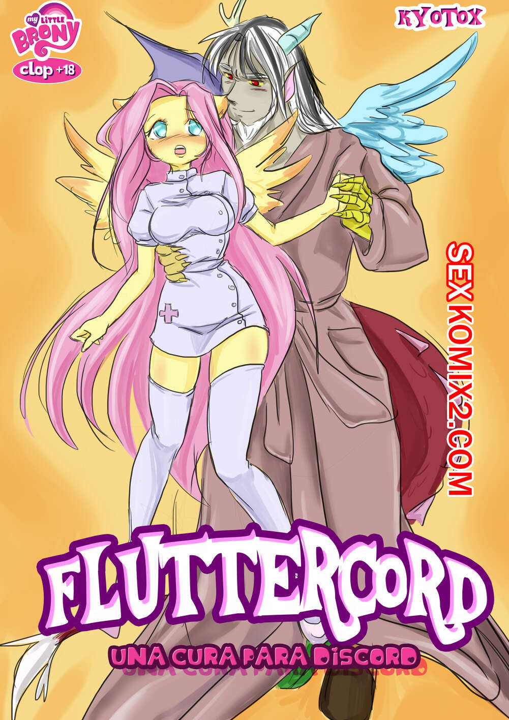 Порно комикс My Little Pony. FlutterCord. ФлаттерКорд