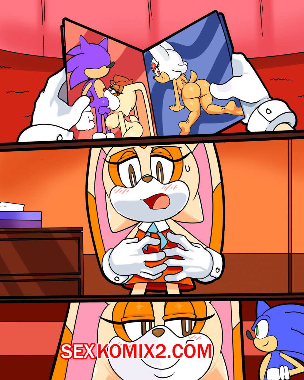 Порно комикс Любопытство Крим.