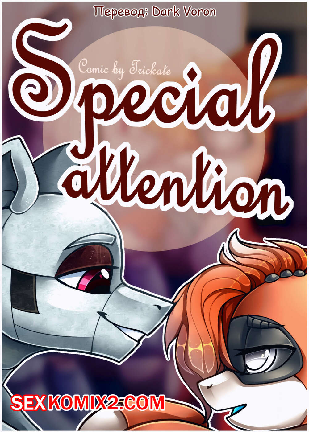 Порно комикс Особое внимание