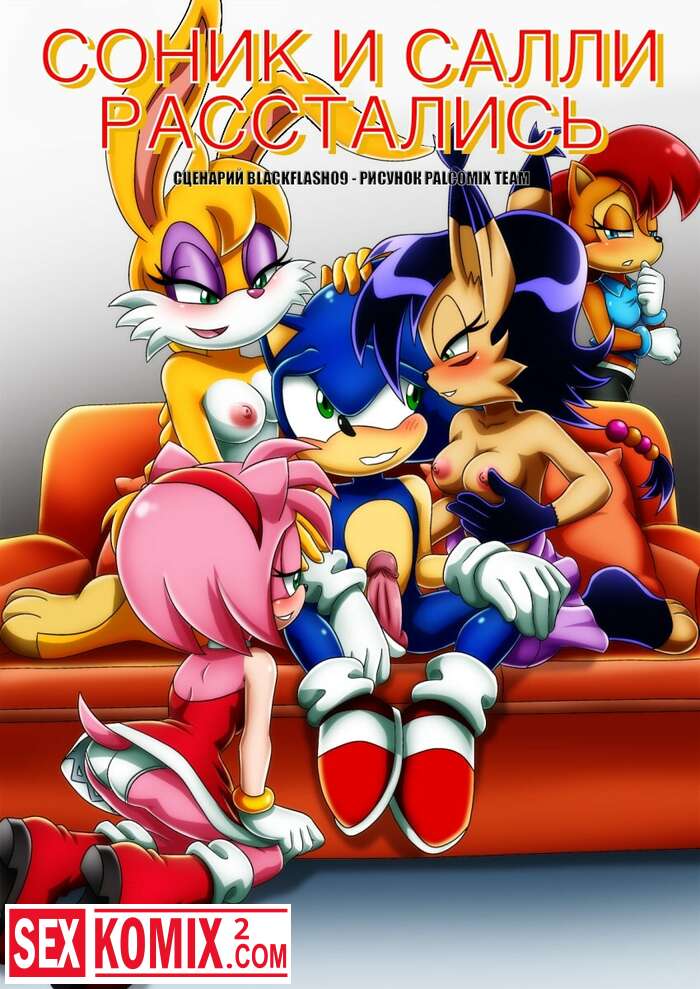 Порно комикс Соник и Салли расстались