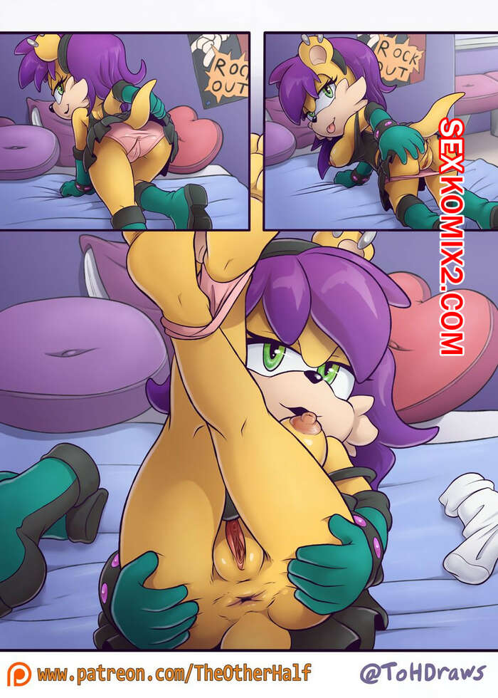 Порно комикс Соник. Подарок Мины