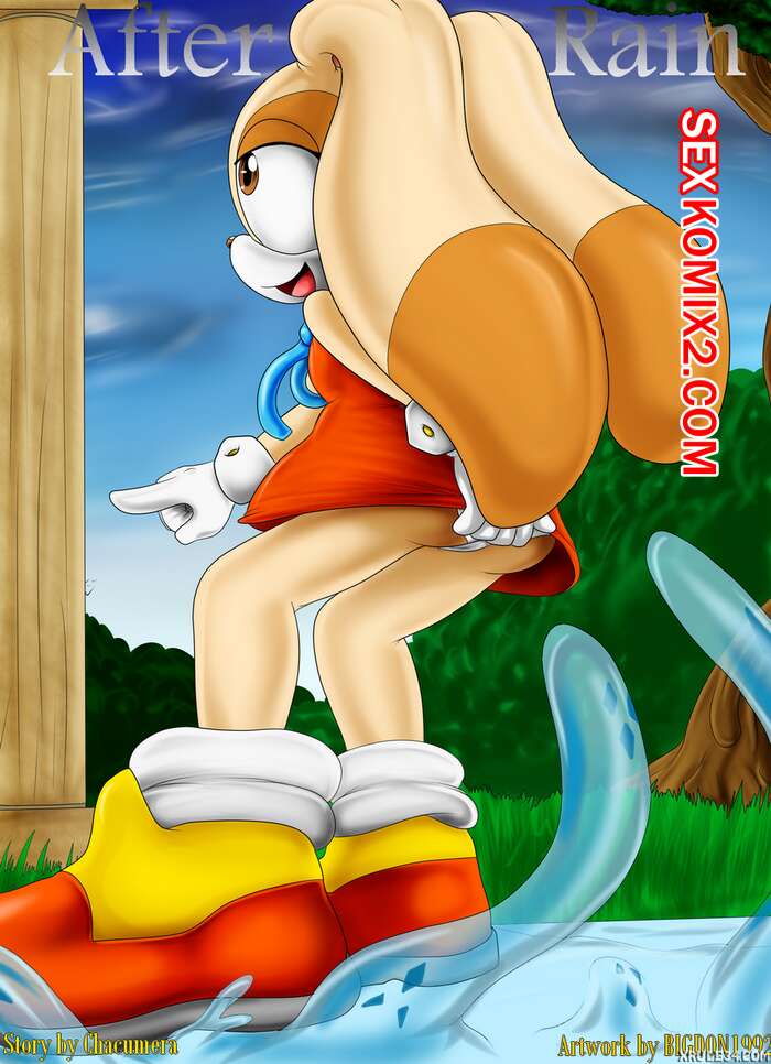 Порно комикс Соник. После дождя